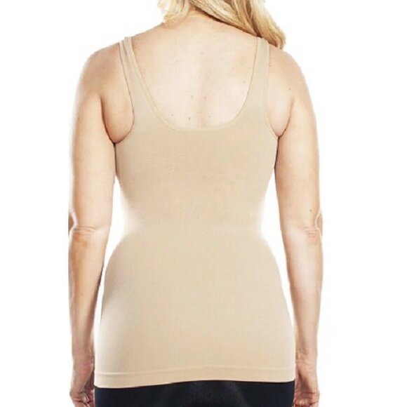 Rhonda Shear Seamless Shaping Tank with Shelf Bra LARGE(15-EX) - Picture 4 of 4